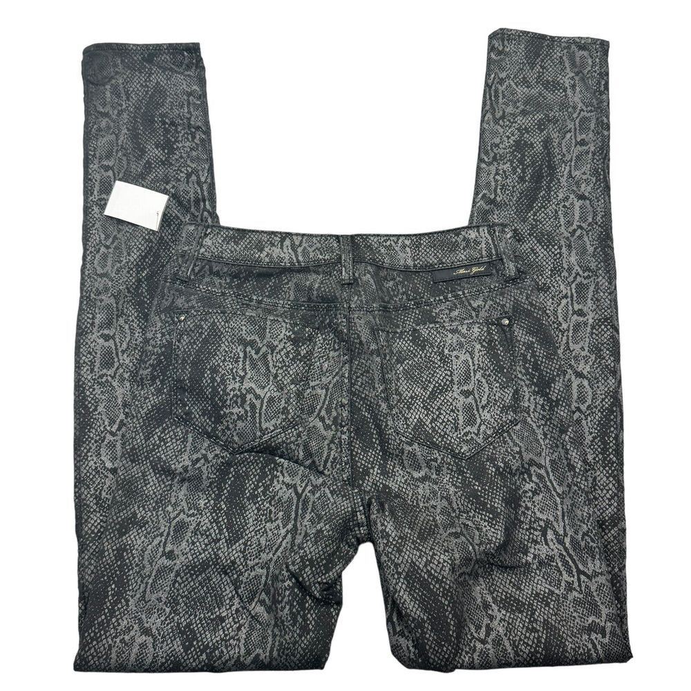 Mavi Jeans Womens 27 x 33 Snakeskin Pattern Alexa Mid-Rise Skinny Ankle Stretch